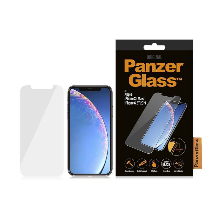 PANZERGLASS Displayschutzglas Standard Fit (iPhone 11 Pro Max, iPhone XS Max, 1 Stück)
