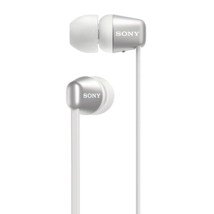 SONY WI-C310W (In-Ear, Bluetooth 5.0, Bianco)