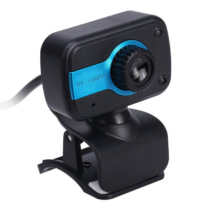 EG Webcam (640 x 480, Noir, Bleu)