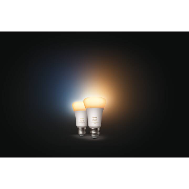 PHILIPS HUE Ampoule LED (E27, ZigBee, Bluetooth, 8 W)
