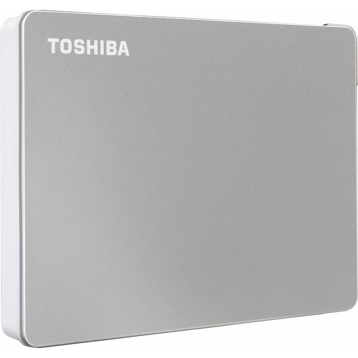 TOSHIBA Canvio Flex (USB Typ-A, 4 TB, Silber)