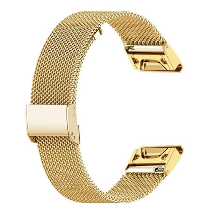 EG Bracelet (Garmin fenix 7 Pro Solar fenix 7 Pro Sapphire Solar, Doré)
