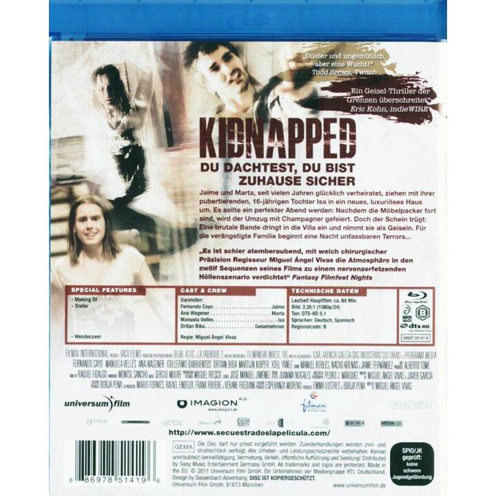 Kidnapped (2010) (DE, ES)