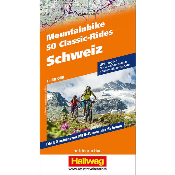 Schweiz, 50 Mountainbike Classic-Rides