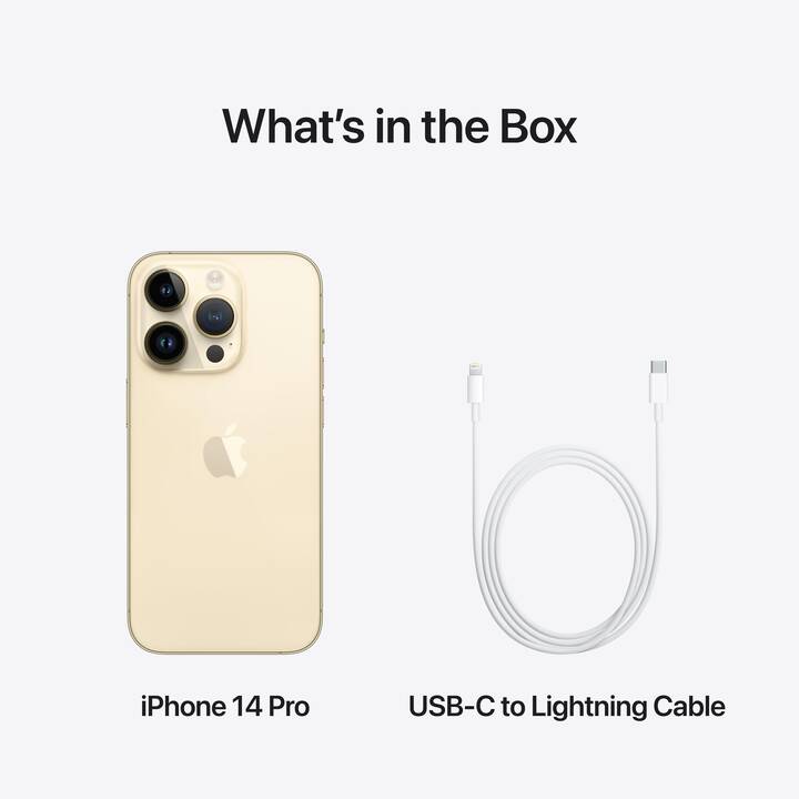 APPLE iPhone 14 Pro (5G, 128 GB, 6.1", 48 MP, Oro)