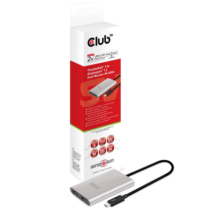 CLUB 3D Adaptateur vidéo (DisplayPort)