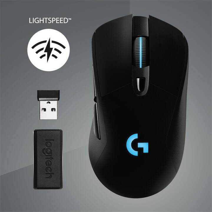 LOGITECH G703 Lightspeed Mouse (Senza fili, Gaming)
