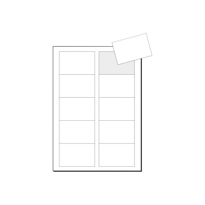 SIGEL LP796 Visitenkarten (40 Blatt, A4, 225 g/m2)