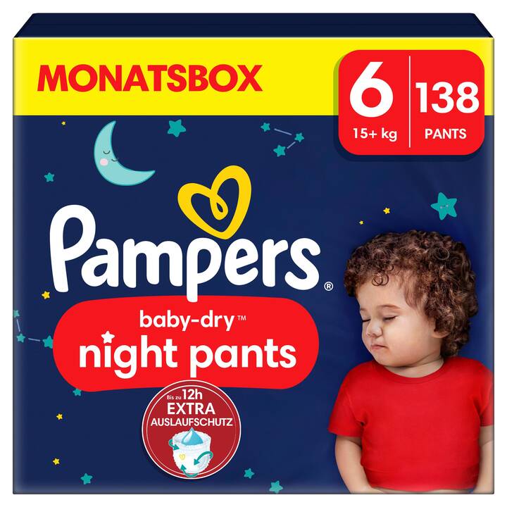 PAMPERS Baby-Dry Night Pants 6 (138 pezzo)