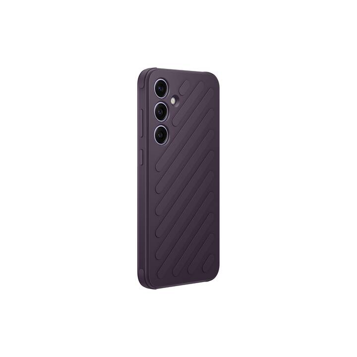 SAMSUNG Backcover Shield Case (Galaxy S24+, Sans motif, Violet foncé)