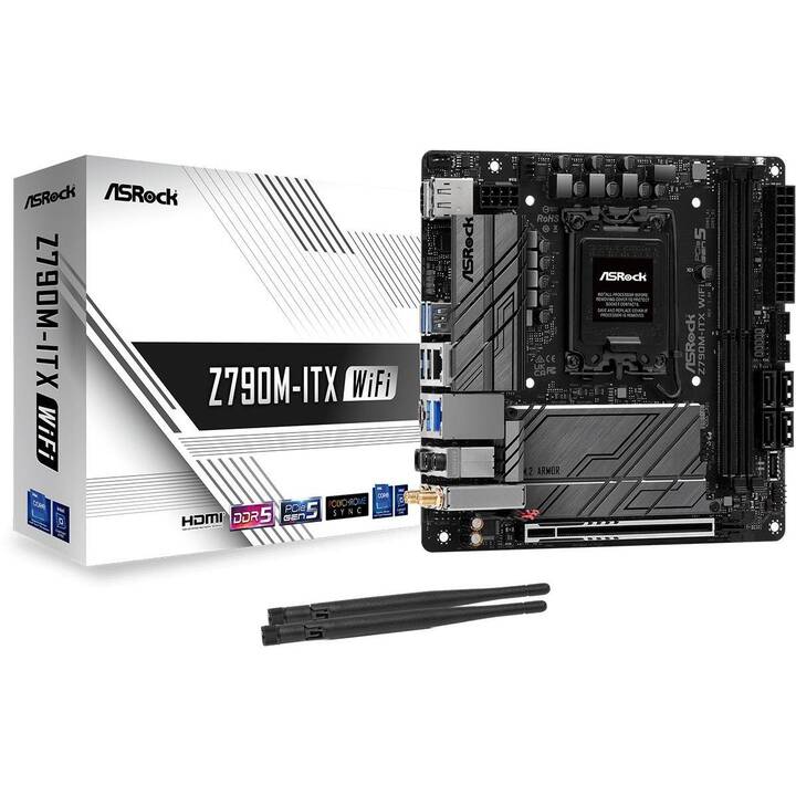 ASROCK Z790M-ITX WiFi (LGA 1700, Intel Z790, Mini ITX)