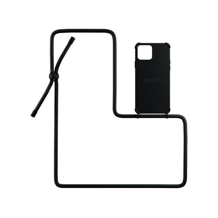 URBANY'S Backcover mit Kordel (iPhone 13, Mattschwarz)