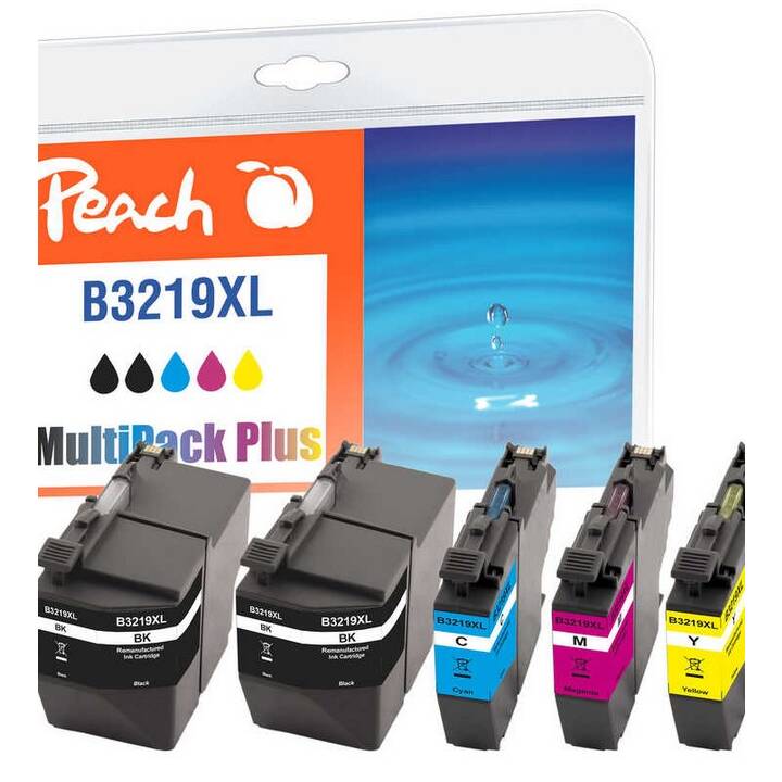 PEACH LC-3219XL (Gelb, Schwarz, Magenta, Cyan, Multipack)