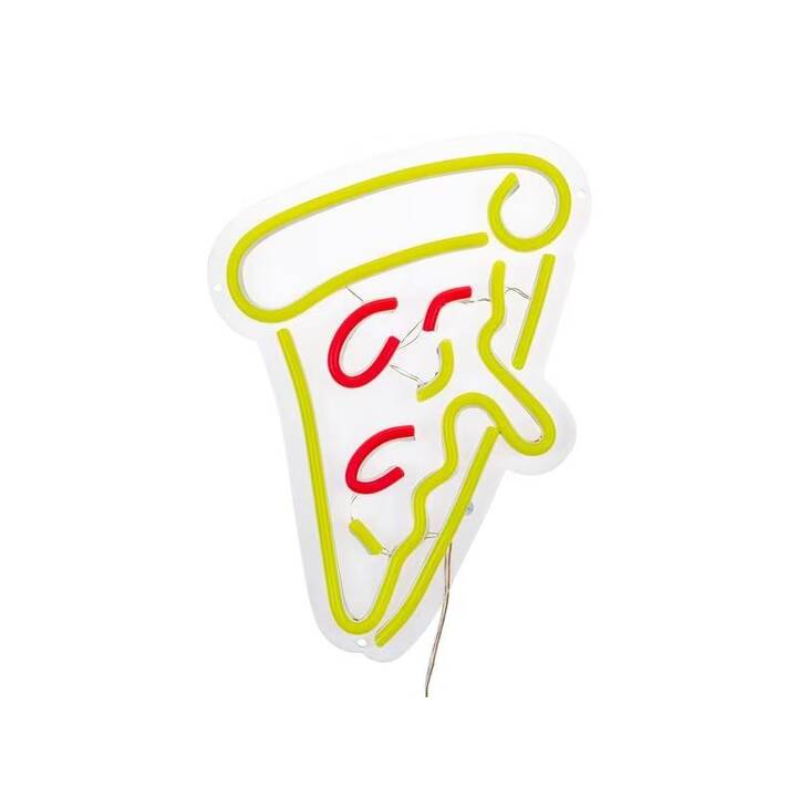 VEGAS LIGHTS LED Stimmungslicht Pizza (Gelb, Rot, Weiss, 11 W)
