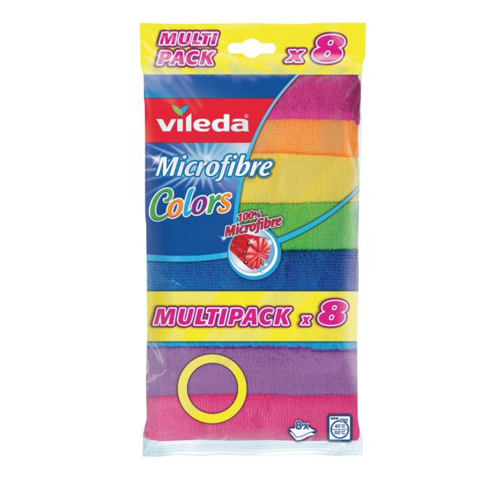 VILEDA Lingette de nettoyage Colors (8 pièce)