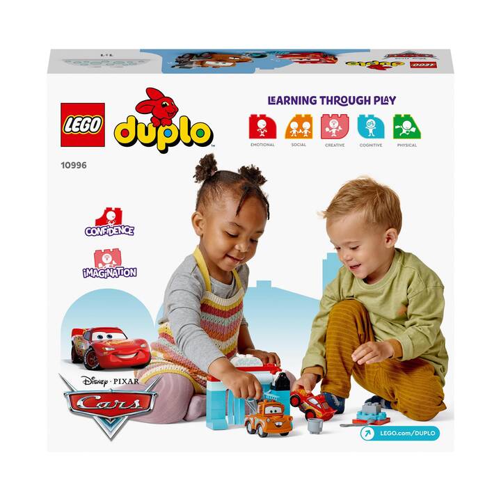 LEGO DUPLO La Station de Lavage avec Flash McQueen et Martin (10996)