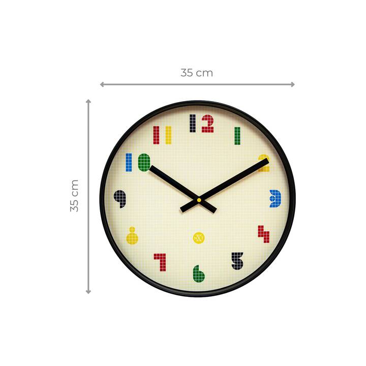 NEXTIME Bit Horloge murale (Analogique, 35 cm)