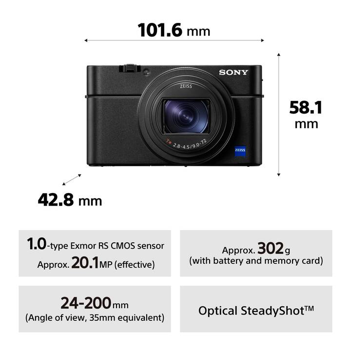 SONY Cyber-shot DSC RX100 Mark VII (20.1 MP)