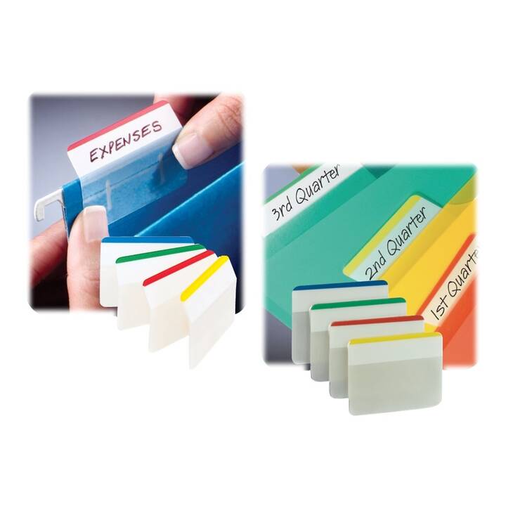 POST-IT Notes autocollantes (4 x 6 feuille, Coloris assortis)