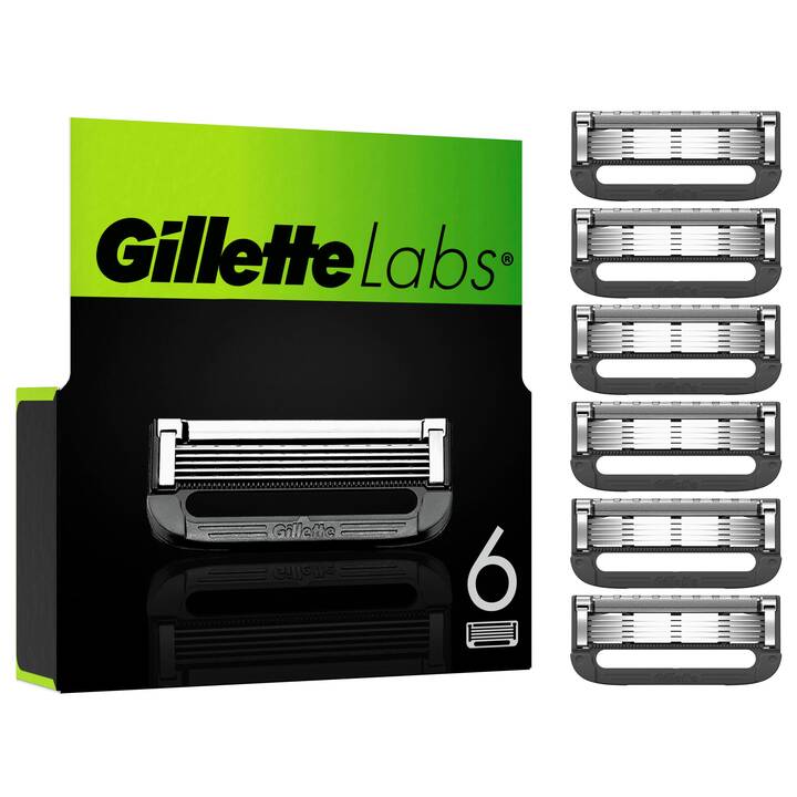 GILLETTE Lametta di rasoio Labs (6 pezzo, Labs)