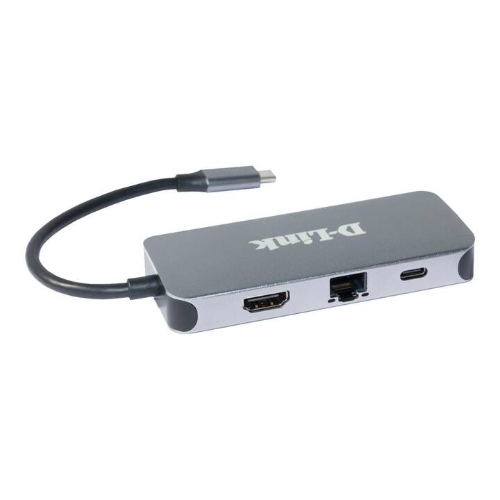 D-LINK DUB-2335  (3 Ports, RJ-45, Thunderbolt 3, HDMI, USB Typ-C, USB Typ-A)