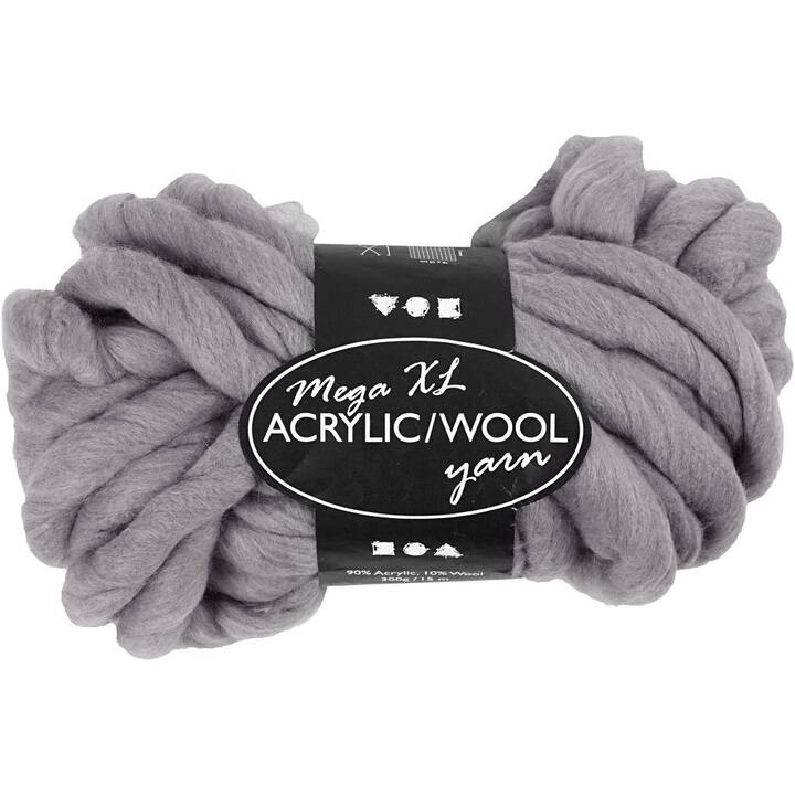 CREATIV COMPANY Wolle (300 g, Grau)