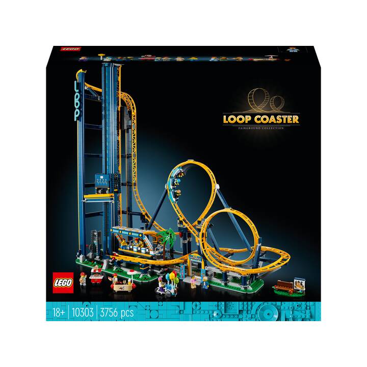 LEGO Icons Looping-Achterbahn (10303, seltenes Set)