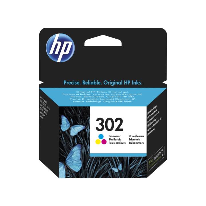 HP 302 Color (Jaune, Magenta, Cyan, 1 pièce)