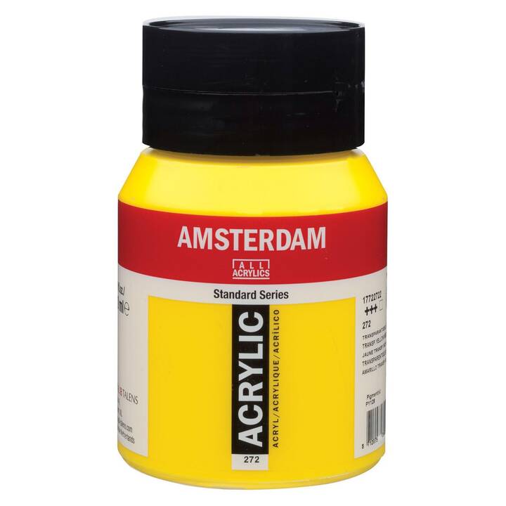 AMSTERDAM Acrylfarbe (500 ml, Gelb, Weiss)