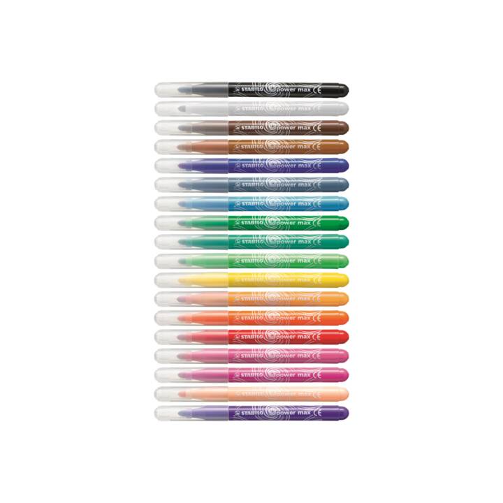 STABILO Crayon feutre (Multicolore, 12 pièce)
