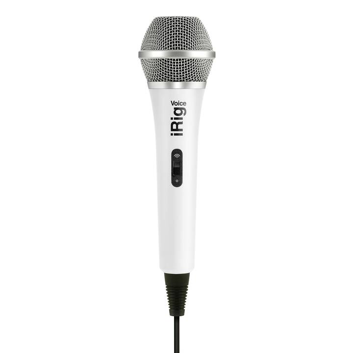 IK MULTIMEDIA iRig Microphone à main (Blanc)