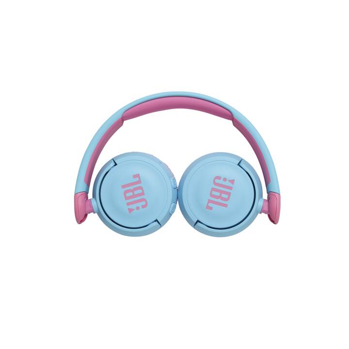 JBL BY HARMAN Jr 310BT Casque d'écoute pour enfants (On-Ear, Bluetooth 5.0, Bleu clair, Rose)
