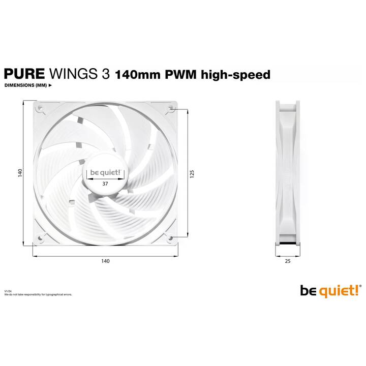BE QUIET! Pure Wings 3 (140 mm)