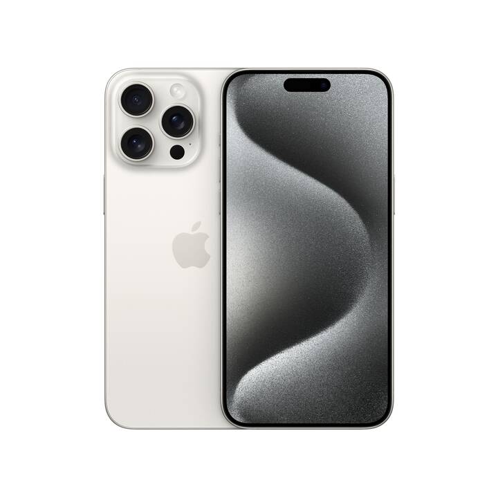 APPLE iPhone 15 Pro Max (256 GB, Titanio bianco, 6.7", 48 MP, 5G)
