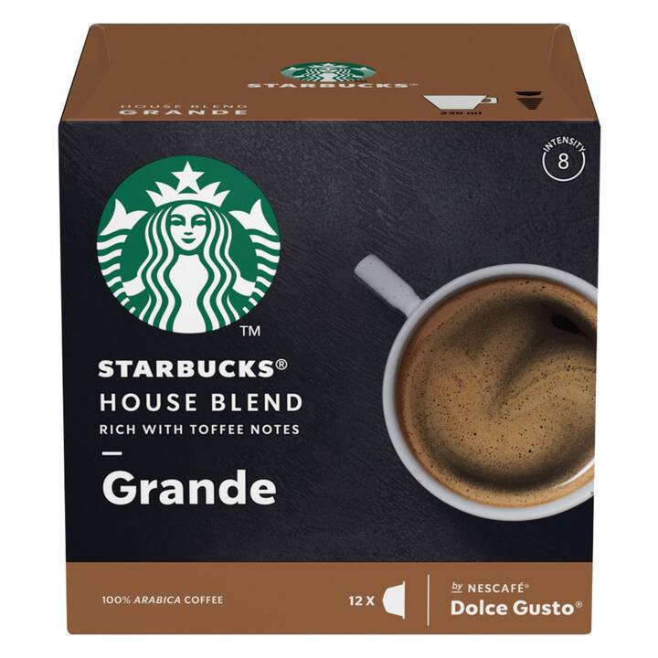 STARBUCKS Kaffeekapseln House Blend Grande Medium Roast (12 Stück)