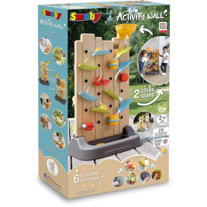 SMOBY INTERACTIVE Activity Wall 6-in-1 Spielturm