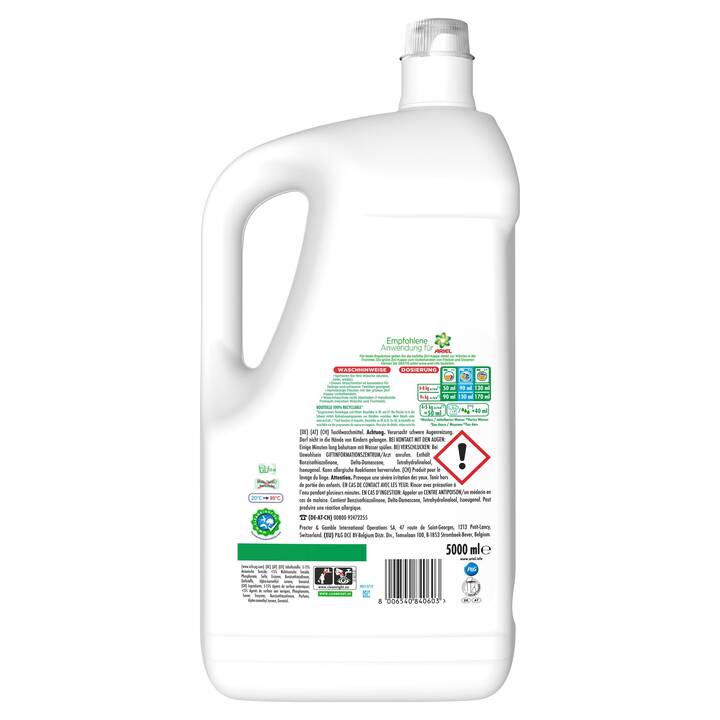 ARIEL Detergente per macchine Color (5000 ml, Liquido)