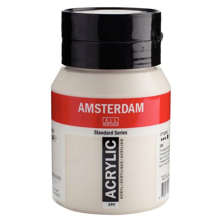 AMSTERDAM Couleur acrylique Titanbuff (500 ml, Jaune)