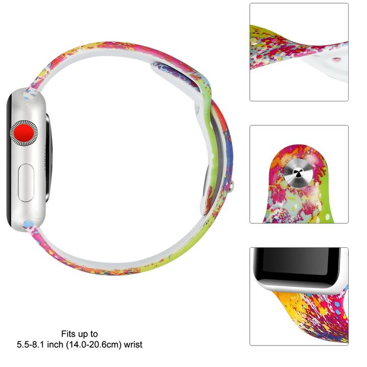 EG Armband (Apple Watch 42 mm / 44 mm, Mehrfarbig)