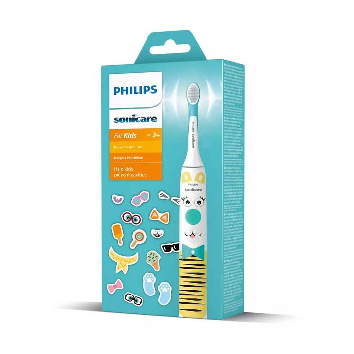 PHILIPS Sonicare For Kids - Design a Pet Edition HX3601/01 (Blau, Weiss)