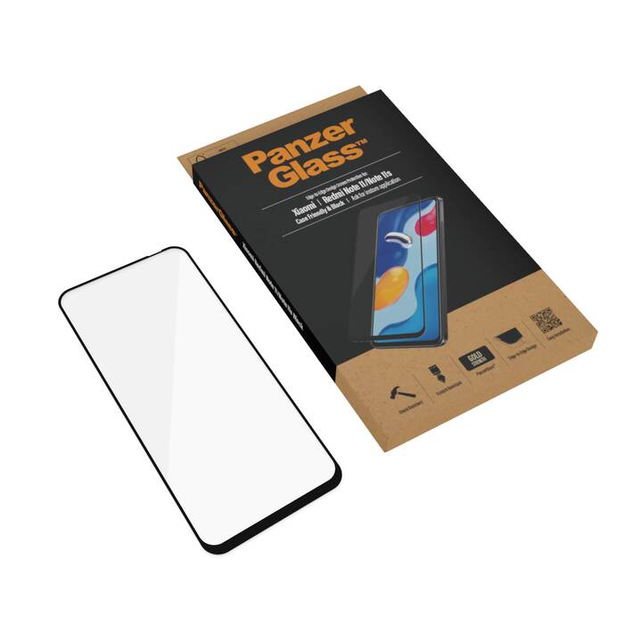 PANZERGLASS Vetro protettivo da schermo Case Friendly (Xiaomi Redmi Note 11, Redmi Note 11s, 1 pezzo)