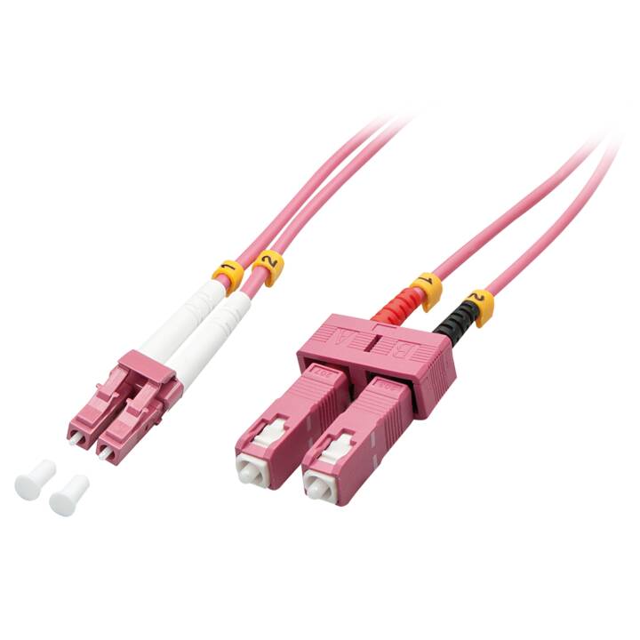 LINDY Câble réseau (LC Multi-Mode duplex, SC-Duplex, 3 m)