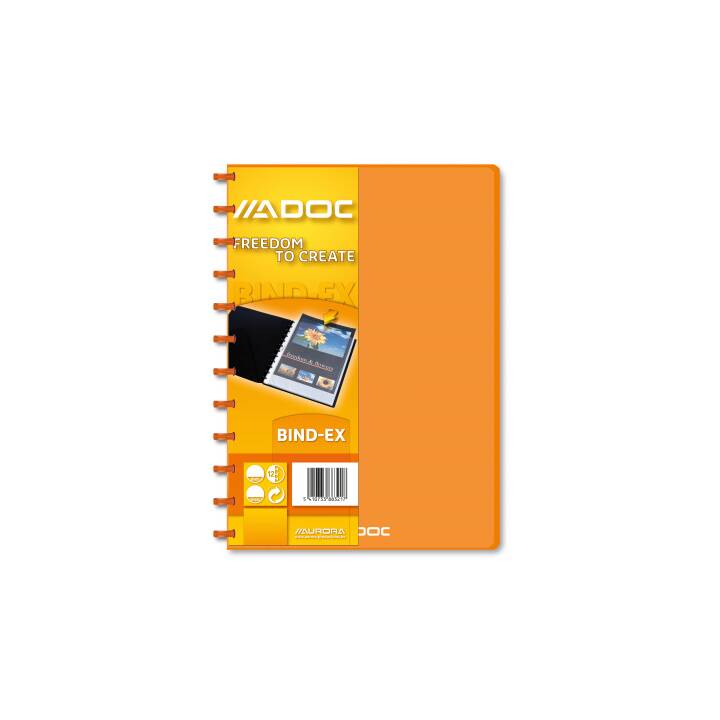 ADOC Dossiers chemises Colorlines (Orange, A4, 1 pièce)