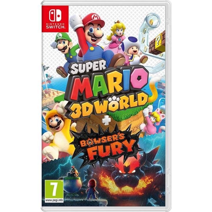 NINTENDO Switch Neon 32 GB + Super Mario 3D World + Bowser's Fury 32 GB (Super Mario 3D World + Bowser's Fury, DE, IT, FR)