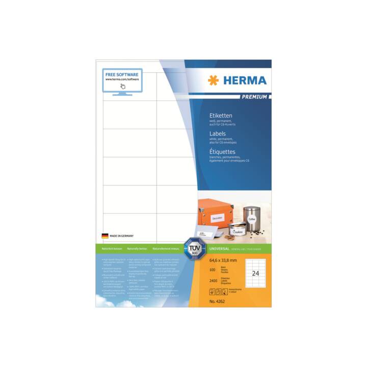 HERMA Universal (33.8 x 64.6 mm)