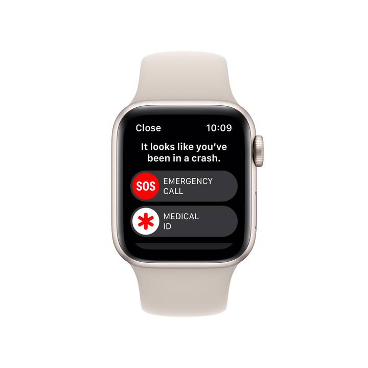 APPLE Watch SE 2022 GPS (40 mm, Aluminium, Galileo, QZSS, GLONASS, GPS)