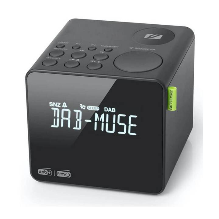 MUSE M-187 CDB Radio-réveil (Noir)
