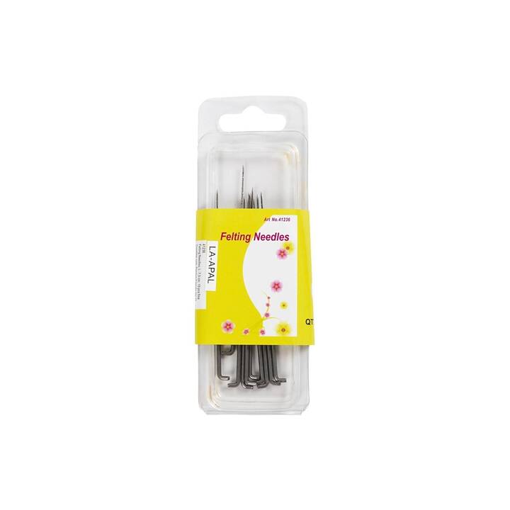 CREATIV COMPANY Aiguille pour feutrer (10 x, Argent)