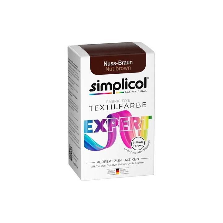 SIMPLICOL Textilfarbe Expert (150 ml, Nussbraun)