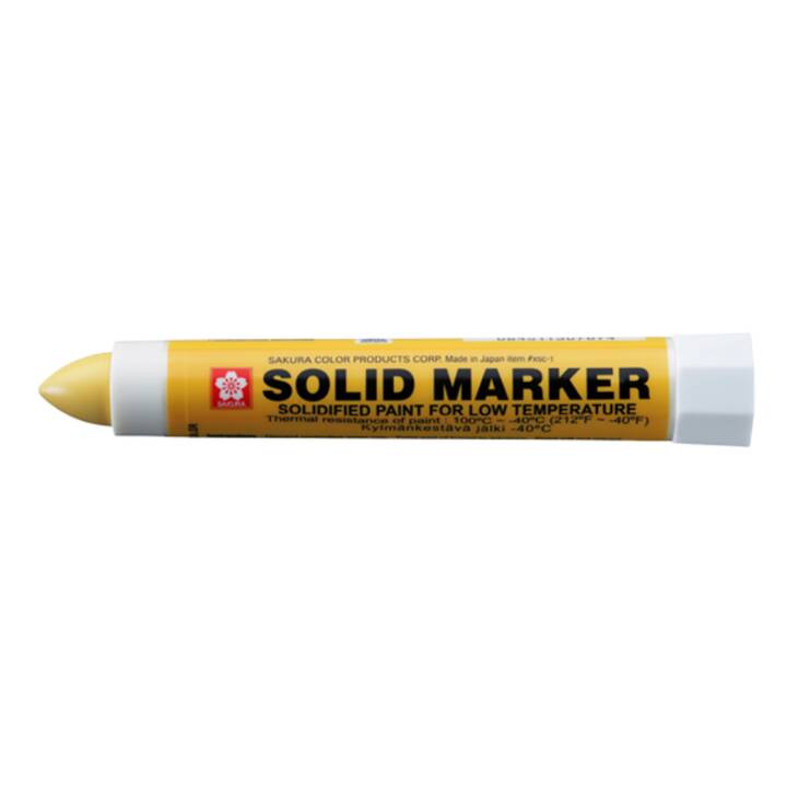 SAKURA Permanent Marker Solid (Gelb, 1 Stück)